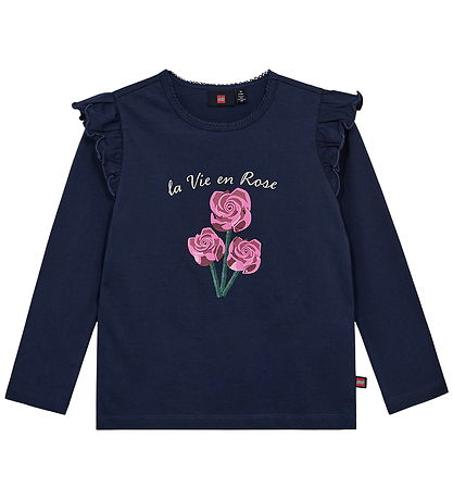 LEGO® Wear Blouse - LwTaja - Dark Blue w. Flowers