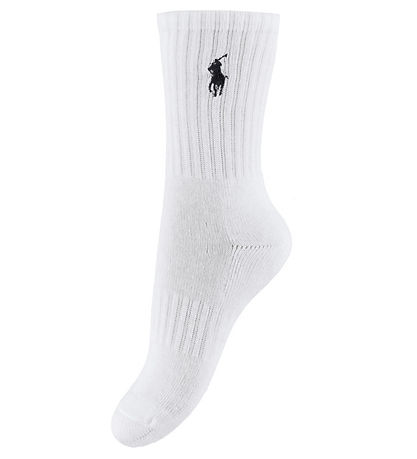 Polo Ralph Lauren Socks - 6-Pack - White w. Navy