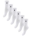 Polo Ralph Lauren Socks - 6- pack - White w. Navy