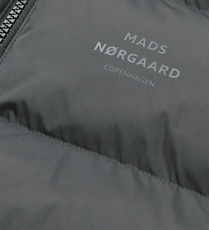 Mads Nørgaard Puffer Jacket - Light Ripstop Junino - Asphalt