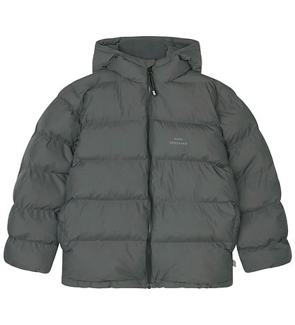 Mads Nørgaard Puffer Jacket - Light Ripstop Junino - Asphalt
