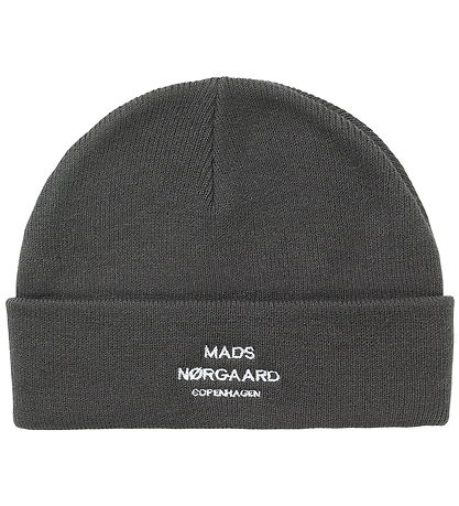 Mads Nørgaard Beanie - Knitted - Isaac - Asphalt