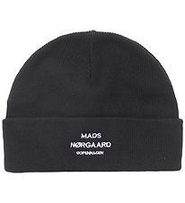 Mads Nørgaard Beanie - Knitted - Isaac - Black