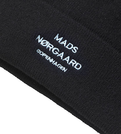Mads Nørgaard Beanie - Knitted - Isaac - Black
