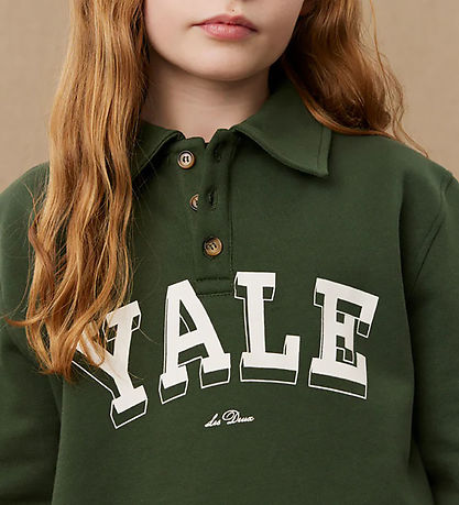 Les Deux Sweatshirt - Polo - Yale - Green/Ivory
