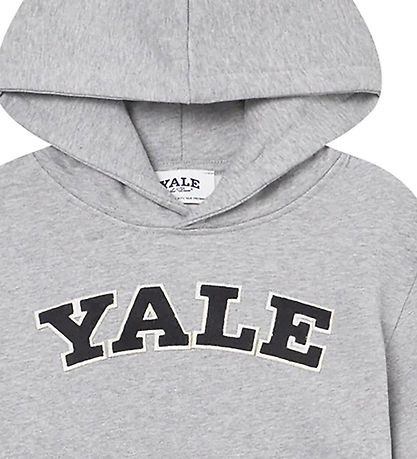 Les Deux Kapuzenpullover - Yale - Light Grey Melange/Black