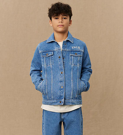 Les Deux Denim Jacket - Rally Yale - Medium+ Indigo Wash