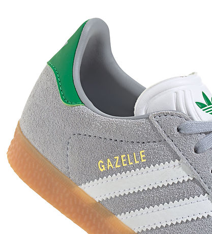 adidas Originals Shoes - Gazelle C - HALSIL/FTWWHT/Green