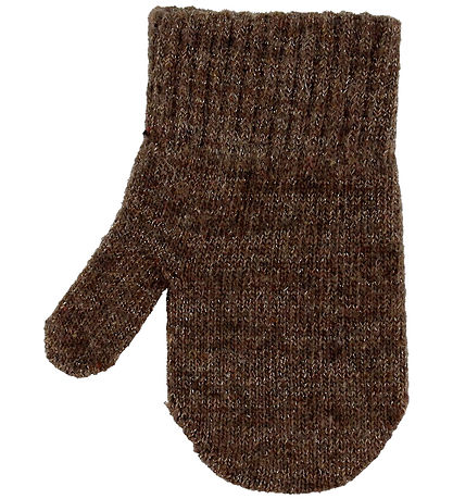Mikk-Line Mittens - Wool/Polyamide - 3-Pack - Apple Butter-Choco
