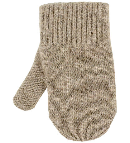 Mikk-Line Mittens - Wool/Polyamide - 3-Pack - Chocolate Chip Mel