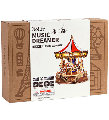 Rolife Miniature diorama - Classic+ Carousel - Music Dreamer - 2