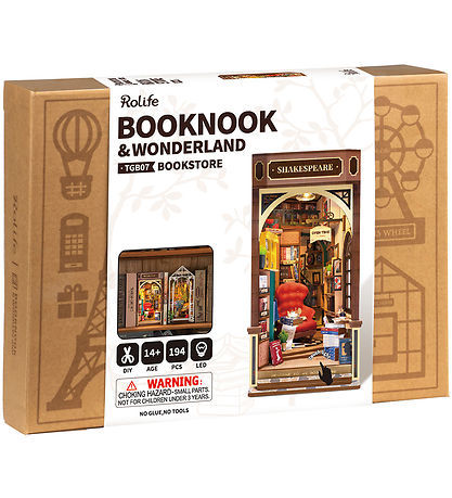 Rolife Miniature diorama - DIY - Bookstore TGB07 - 194 Parts