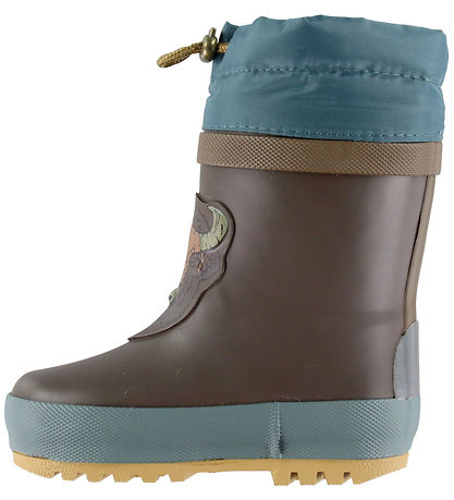 Mikk-Line Rubber Boot w. Liner - 3D Animal motif - Demitasse