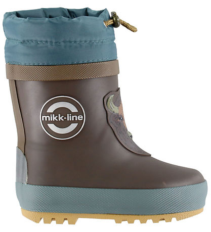 Mikk-Line Rubber Boot w. Liner - 3D Animal motif - Demitasse