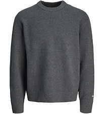 Jack & Jones Blouse - Knitted - JorNorrebro - Dark Grey Melange