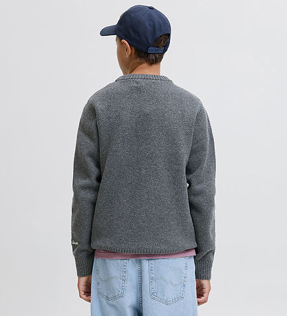 Jack & Jones Blouse - Knitted - JorNorrebro - Dark Grey Melange