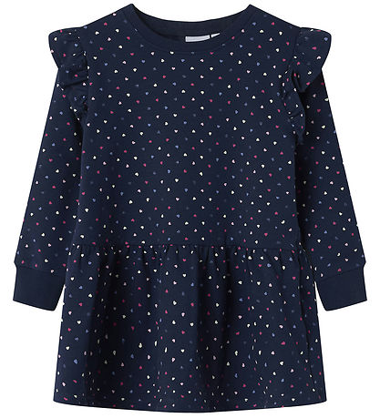 Name It Sweat Dress - NmfOeana - Mood Indigo