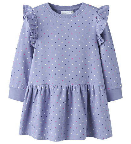 Name It Sweat Dress - NmfFoeana - Purple Impression