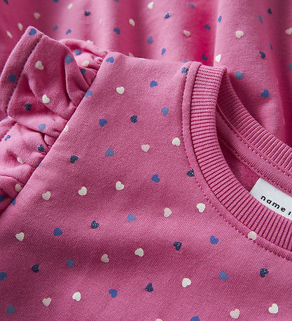 Name It Sweat Dress - NmfOeana - Pink Power