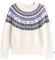 Tommy Hilfiger Bluse - Strick - Ivory Seidenweiß