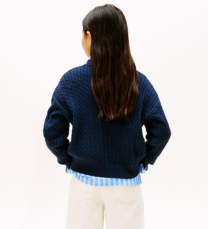 Tommy Hilfiger Blouse - Knitted - Dark Night Navy blue