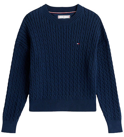 Tommy Hilfiger Blouse - Knitted - Dark Night Navy blue