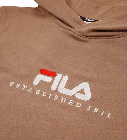 Fila Hoodie - Carisio - Taupe Gray