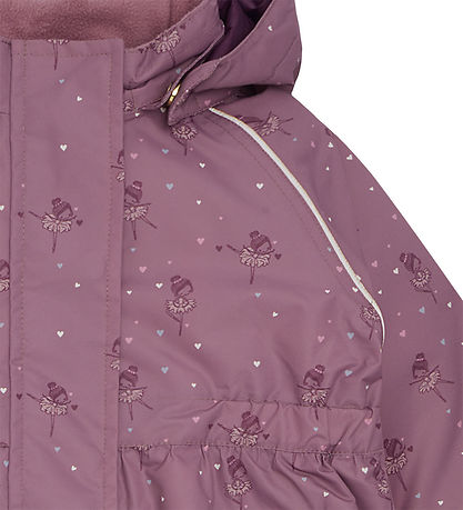 Hust and Claire Winter Coat - Obia - Pale Mauve