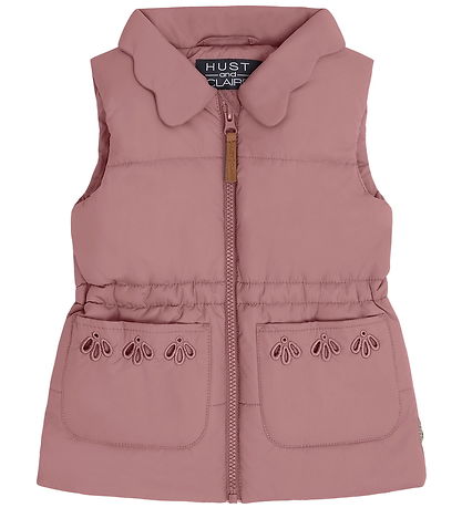 Hust and Claire Puffer Vest - Emily - Pale Mauve