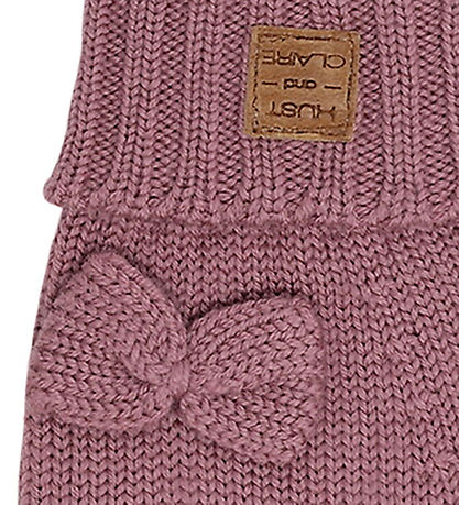 Hust and Claire Lúffur - Ull - Prjónað - HCFlorine - Pale Mauve