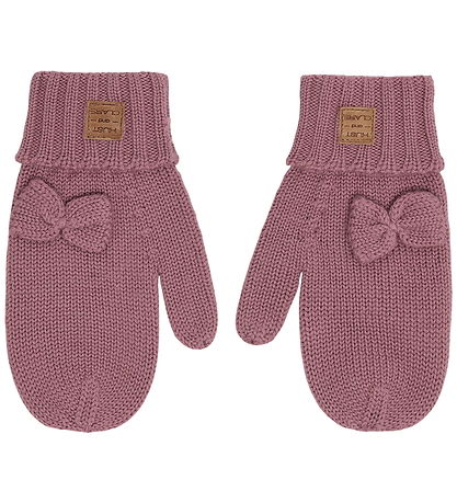 Hust and Claire Mittens - Knitted - Florine - Pale Mauve