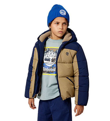 Timberland Puffer Jacket - Khaki/Navy
