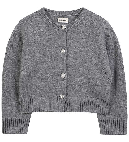 Zadig & Voltaire Cardigan - Stickad - Heather Grey