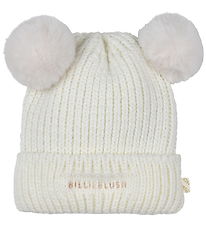 Billieblush Húfa - Prjónað - Ivory M. Pom-Pom