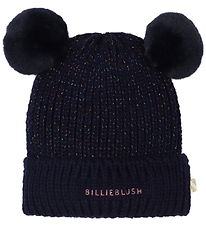 Billieblush Húfa - Prjónað - Dökkblátt M. Pom-Pom