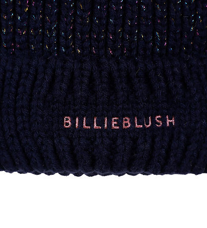 Billieblush Húfa - Prjónað - Dökkblátt M. Pom-Pom