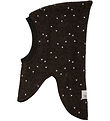 Huttelihut Balaclava - Wool - 2-layer - Dark Brown Melange
