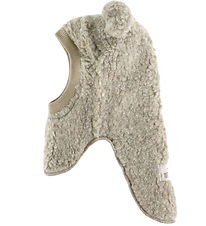 Huttelihut Balaclava - Wool - Teddy - 2-layer - Camel Melange