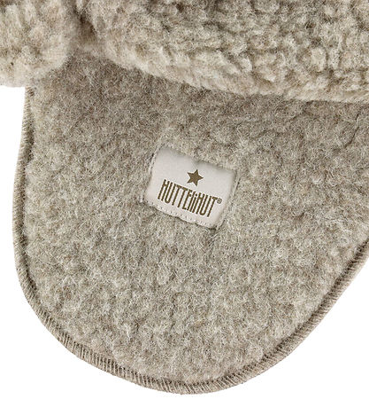Huttelihut Balaclava - Wool - Teddy - 2-layer - Camel Melange