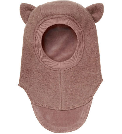 Huttelihut Balaclava - Wool - 2-layer - Burlwood w. Ears