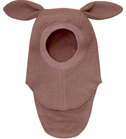 Huttelihut Balaclava - Wool - 2-layer - Burlwood w. Ears