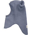 Huttelihut Balaclava - Wool - 2-layer - Folkstone Gray w. Ears