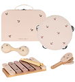 Konges Sløjd Playcase w. Music Instruments - Cherry