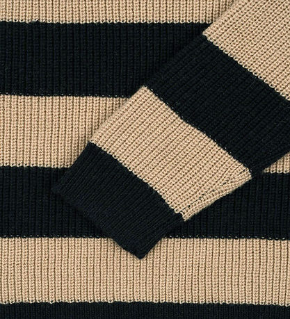 Konges Sløjd Blouse - Wool - Rib - Knitted - Vitum - Blue Stripe