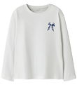 Name It Blouse - NkfVeen - Bright White/Lace Bow