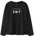 Name It Bluse - NkfVeen - Black/Mehr Glitter