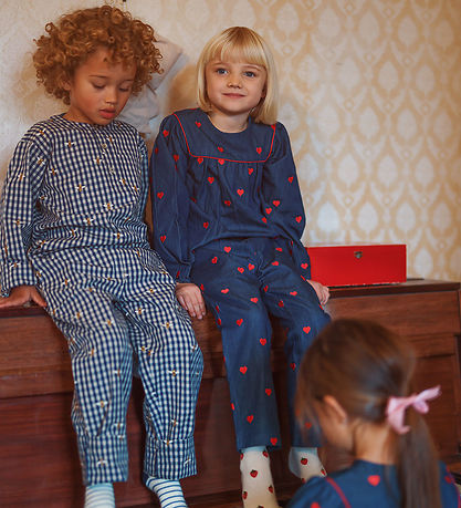 Flöss Trousers - Olivian - Bee Blue Check