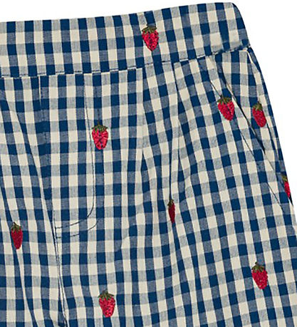 Flöss Trousers - Nolly - Berry Blue Check