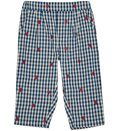 Flöss Trousers - Nolly - Berry Blue Check