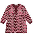 Flöss Dress - Nova - Knitted - Bordeaux Bow
